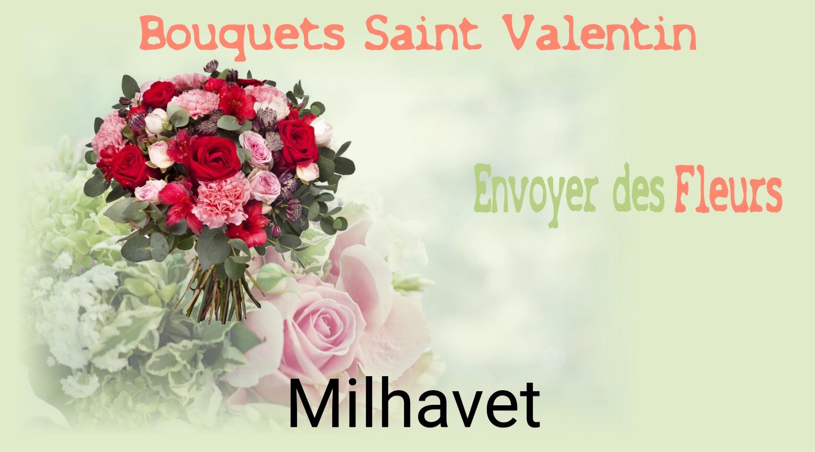Roses de Saint-Valentin livrées à Milhavet